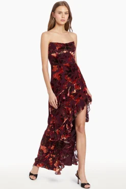 Sale Amanda Uprichard Magnolia Maxi SorrelBurnout