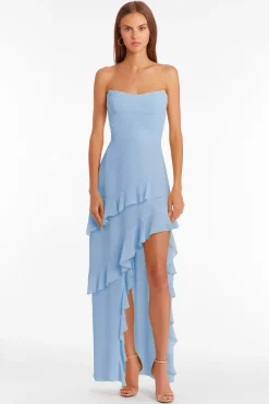 Online Amanda Uprichard Magnolia Maxi BabyBlue