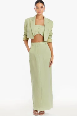 Sale Amanda Uprichard Masters Skirt Aloe