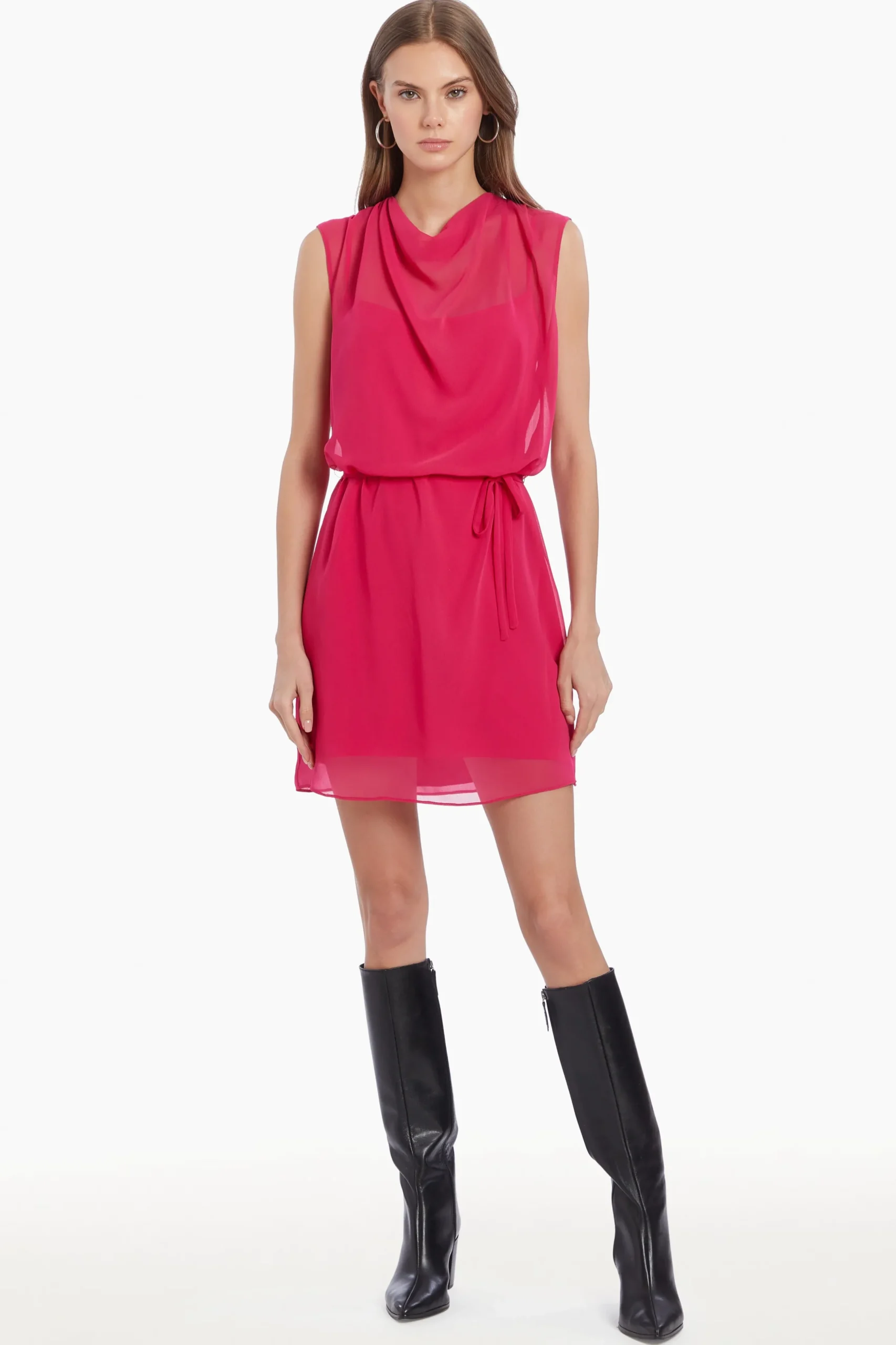 Amanda Uprichard Melby Dress Magenta