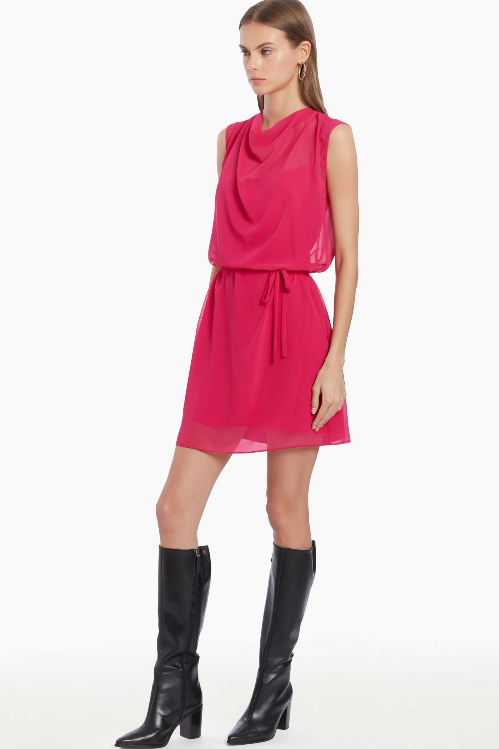 Amanda Uprichard Melby Dress Magenta