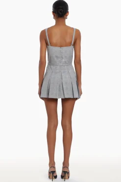 Outlet Amanda Uprichard Mercy Belted Skort Romper BusinessPlaid