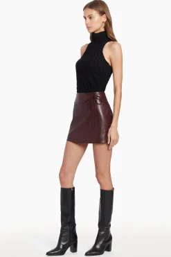 New Amanda Uprichard Mila Skort Russet