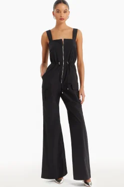 Discount Amanda Uprichard Milo Jumpsuit Black