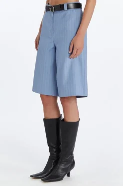 Amanda Uprichard Pablo Shorts Blue