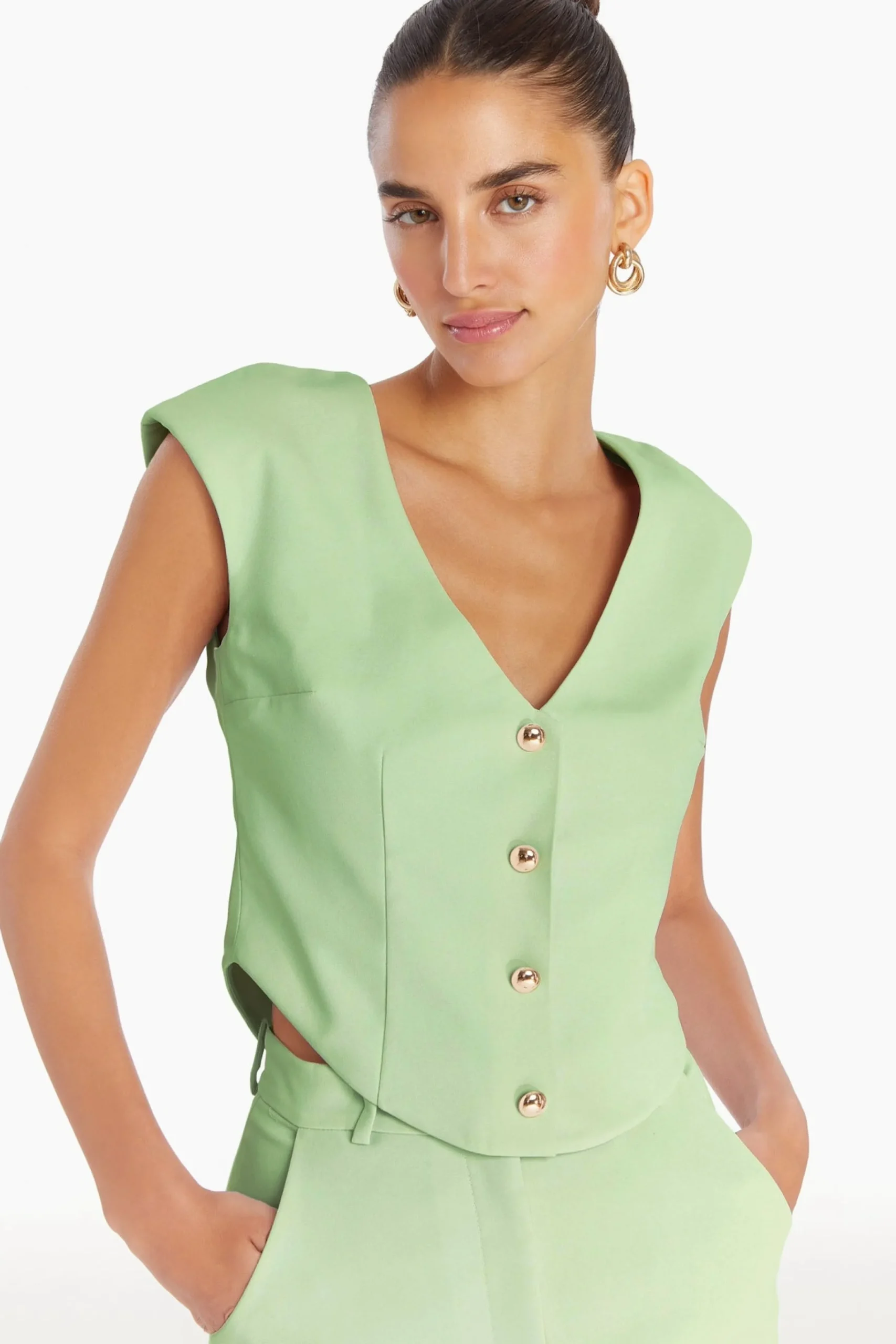 Outlet Amanda Uprichard Perrin Top Pear