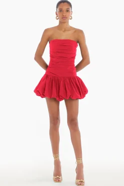 Discount Amanda Uprichard Rendezvous Dress Red