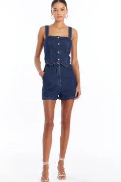 Hot Amanda Uprichard Royston Romper HeritageWash