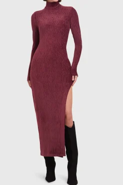 Best Amanda Uprichard Secora Dress Burgundy