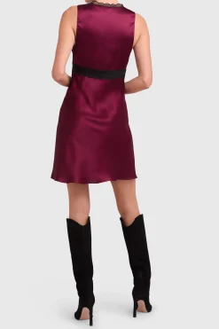 Amanda Uprichard Seren Dress Wine