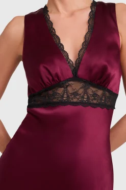 Amanda Uprichard Seren Dress Wine