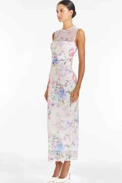 Discount Amanda Uprichard Sleeveless Lyle Midi Dress Lorelei