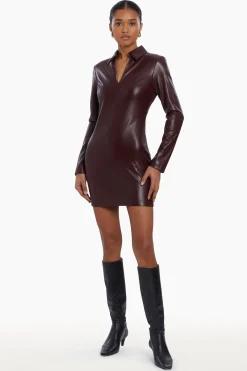 Outlet Amanda Uprichard Sloane Dress Russet