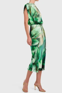 New Amanda Uprichard Sorell Dress SucculentPrint