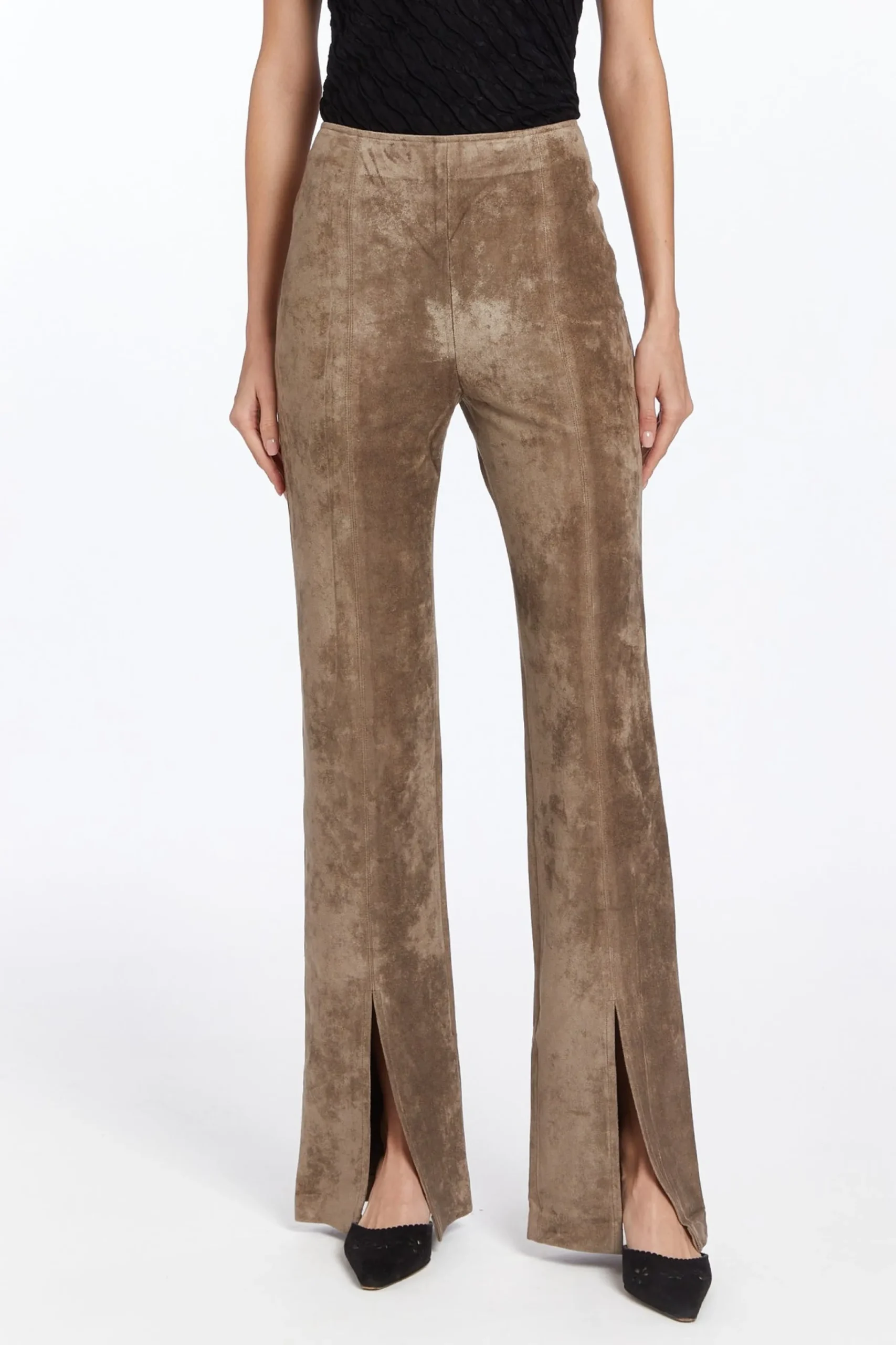 Discount Amanda Uprichard Tavira Pants Taupe