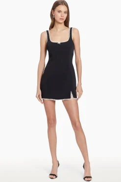 Hot Amanda Uprichard Valetta Romper Black/Ivory