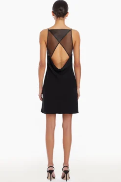 Outlet Amanda Uprichard Veronica Mini Dress Black