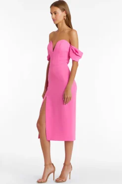 New Amanda Uprichard Victoria Dress Aster